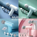 Portable Deep Tissue Percussion Massager for Back, Shoulder, Legs & Full-Body Muscle Pain Relief Therapy